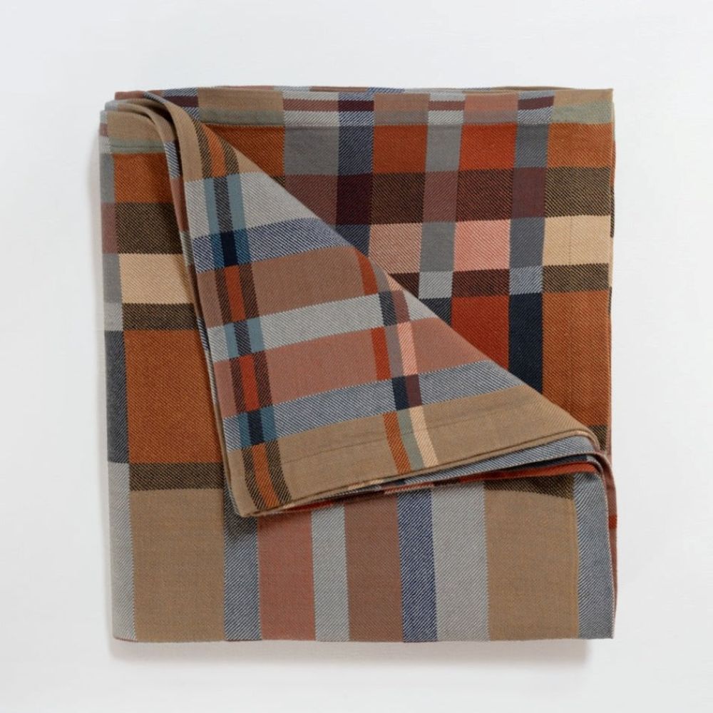Karoo Doublecloth Designer Blanket – King Size | Sculptural Textile Art Throw