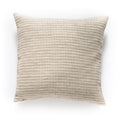 Akobo Handwoven Pillow Cover – Stone | Traditional Ethiopian Pick‑Up Weave by Sabahar