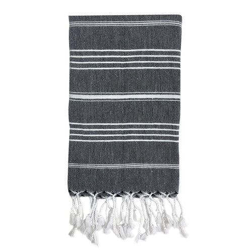 Classic Turkish Hand Towel – Soft, Quick‑Dry Cotton | Slate + Salt