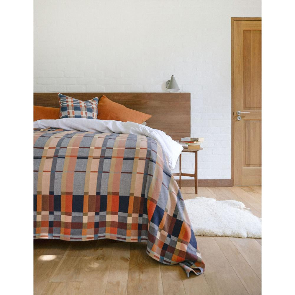 Karoo Doublecloth Designer Blanket – King Size | Sculptural Textile Art Throw