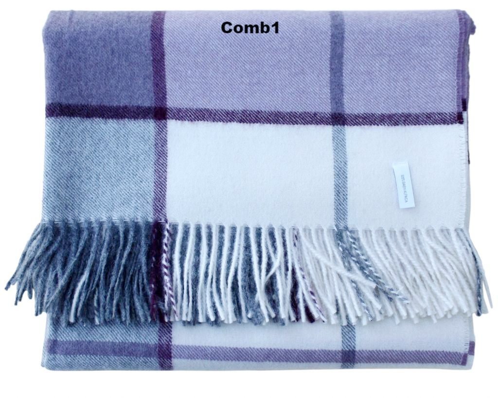 Horizon Stripe Baby Alpaca Throw – Soft Luxury Blanket | PurelyAlpaca