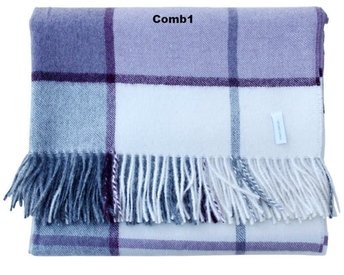 Horizon Stripe Baby Alpaca Throw – Soft Luxury Blanket | PurelyAlpaca