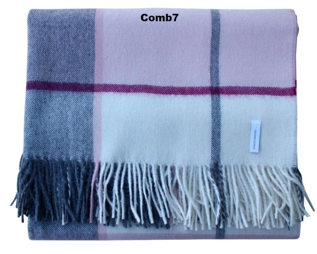 Horizon Stripe Baby Alpaca Throw – Soft Luxury Blanket | PurelyAlpaca