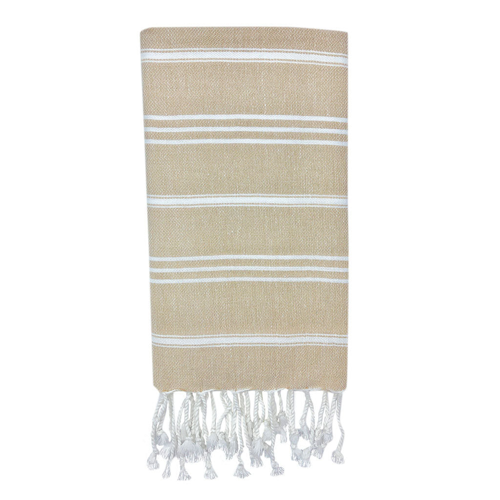 Classic Turkish Hand Towel – Soft, Quick‑Dry Cotton | Slate + Salt